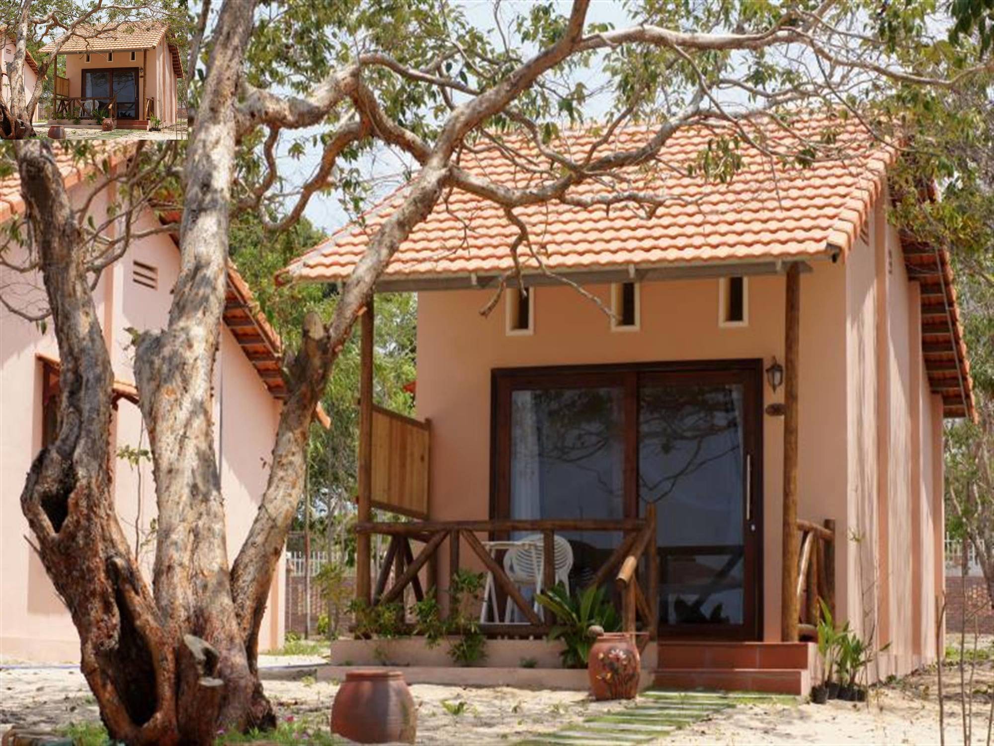 דואונג דונג Gold Sand Beach Bungalow מראה חיצוני תמונה