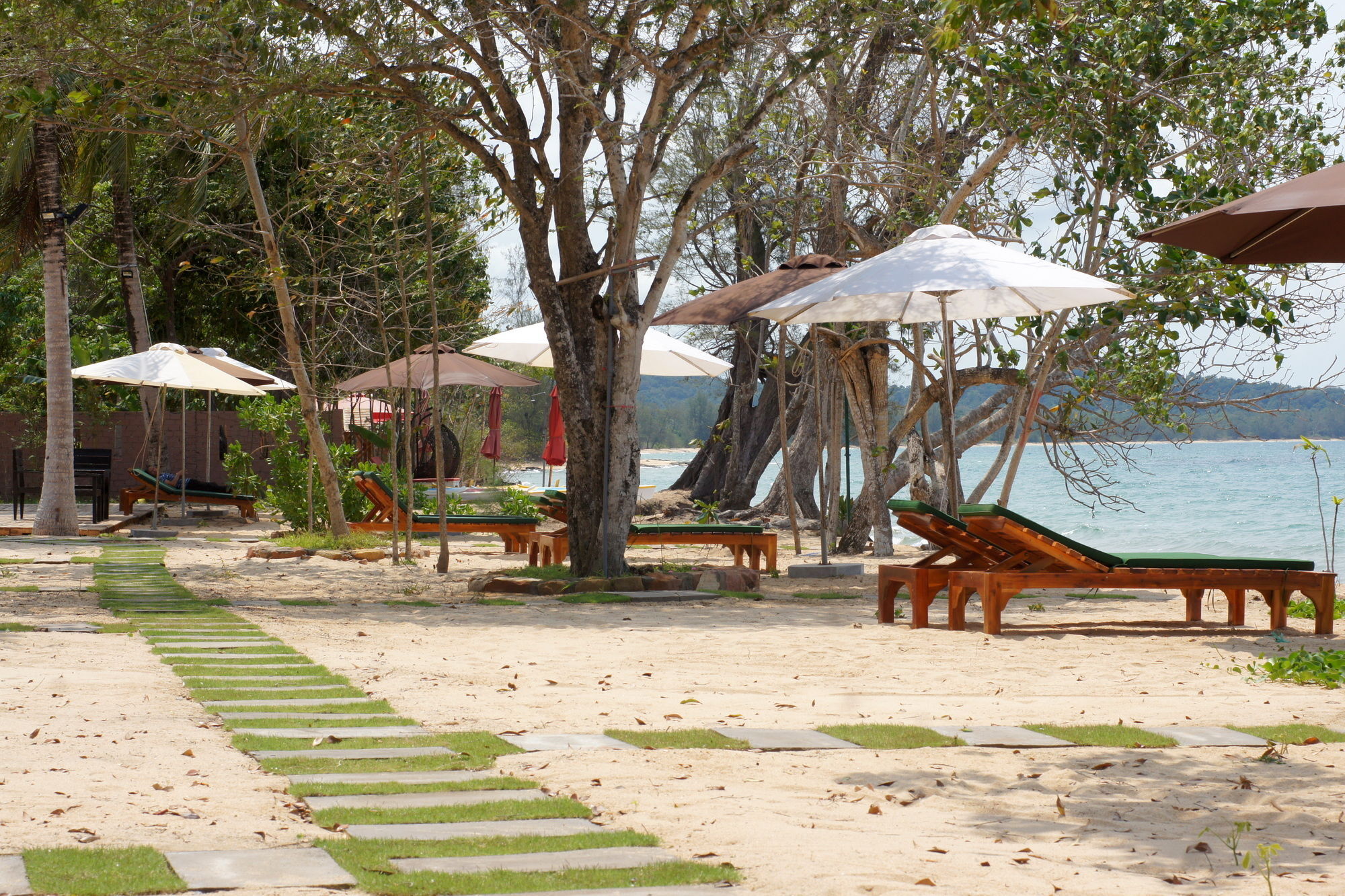 דואונג דונג Gold Sand Beach Bungalow מראה חיצוני תמונה